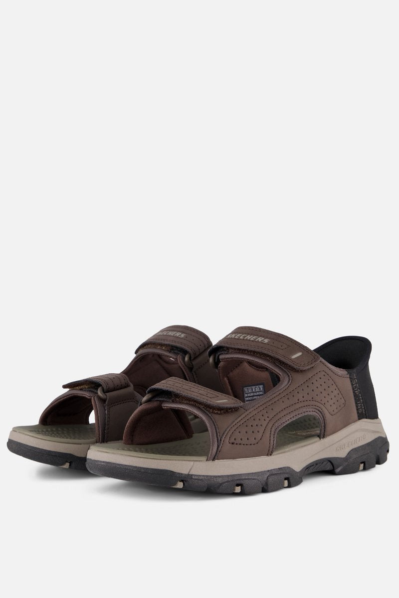 Skechers tresmen - sandali da uomo Reece - marrone