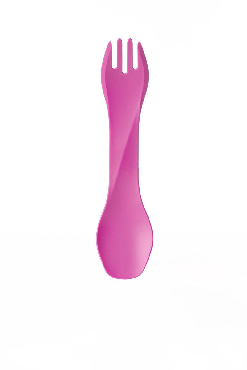 Human gear - gobites bio - reusable - cutlery - spork - pink - camping cutlery