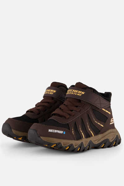 Skechers robusto ranger - scarponi da trekking per ragazzi Storm Trail - nero marrone giallo