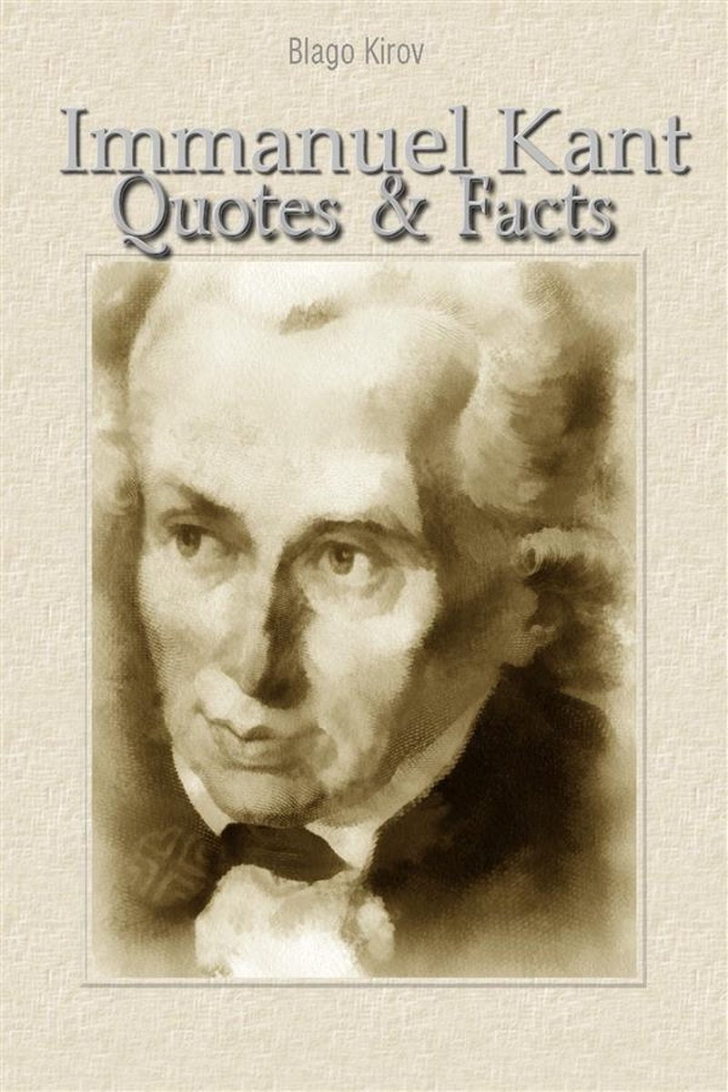 Immanuel Kant: citas hechos