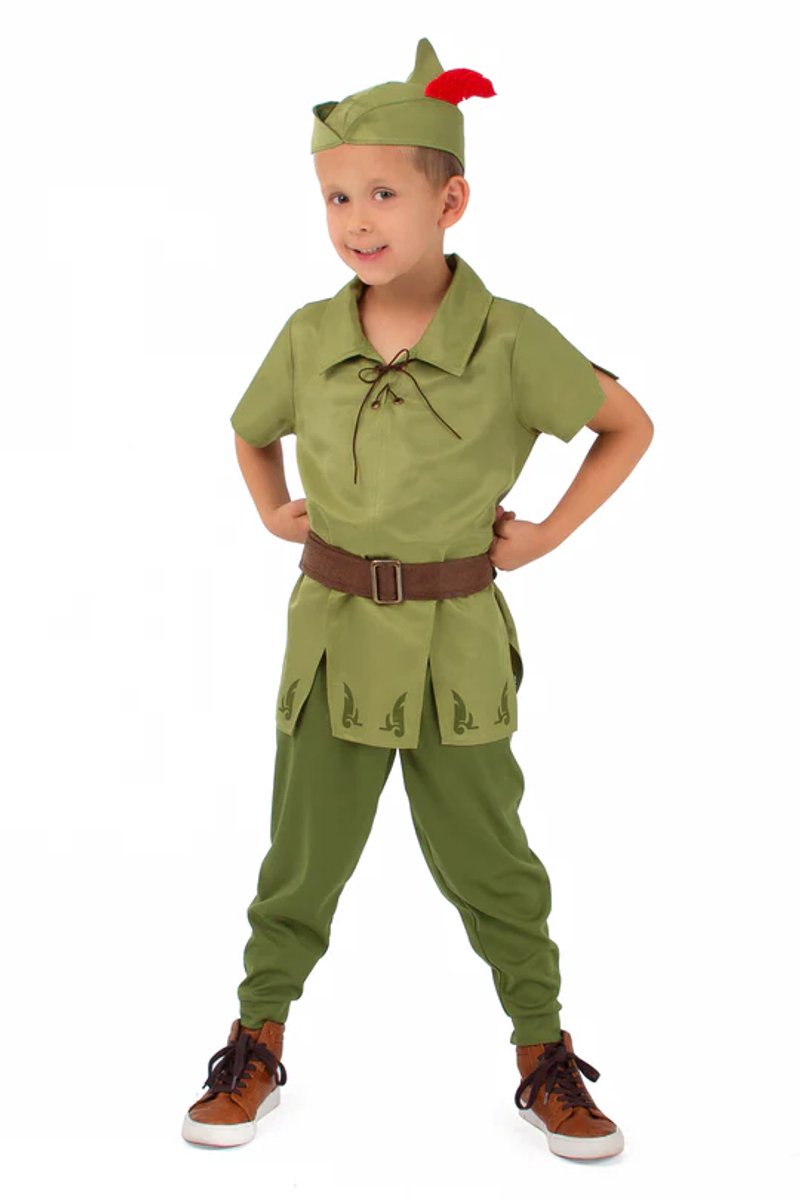 Little Adventures - Conjunto de vestir de Peter Pan - con sombrero - talla 98-104