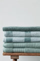 Biancheria da letto velata - cotone - asciugamano - 60x110 cm - verde