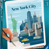 Ravensburger Creart Painting di Number Colorful York