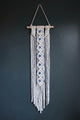 Motivagems protección atrapasueños - con ojo de macramé azul blanco rosa