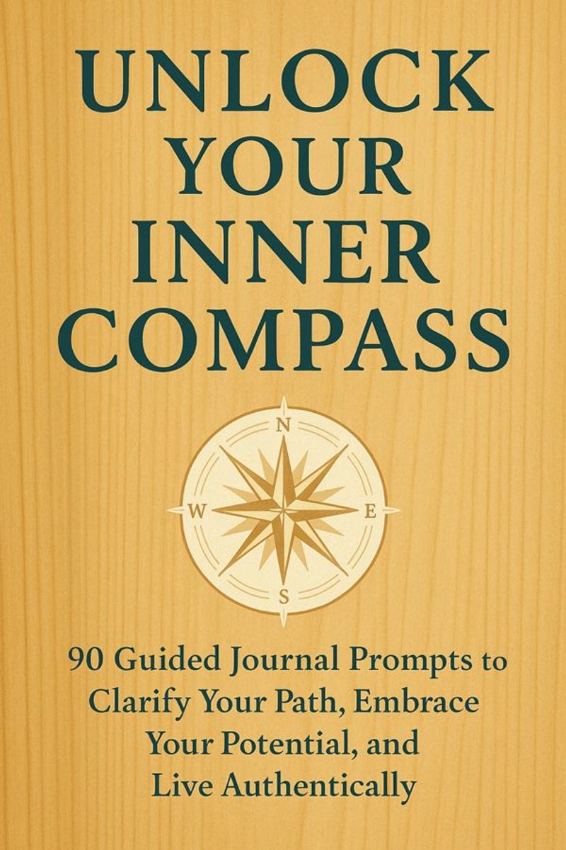 Unlock your inner compass 90 guided journal prompts to clarify your path, embrace your potential, and live authentically