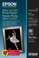 Carta fotografica ultra lucida Epson 10x15