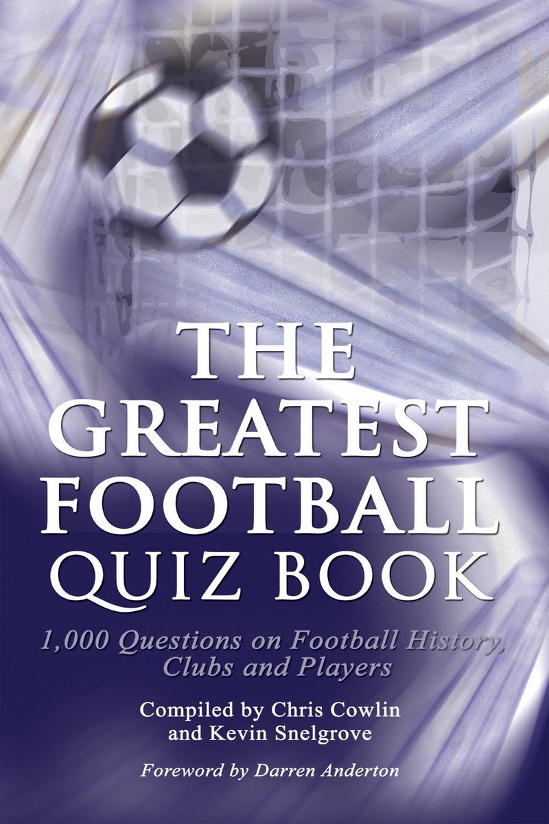 El mejor libro de preguntas sobre fútbol.