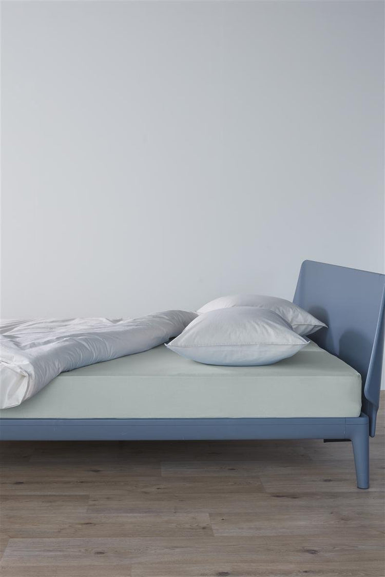 Beddinghouse - jersey - topper fitted sheet - 180x220 cm - light blue