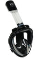 Maschera da snorkeling X10 - occhialini da sub - boccaglio - set boccaglio - maschera integrale - adulti - nero - s m