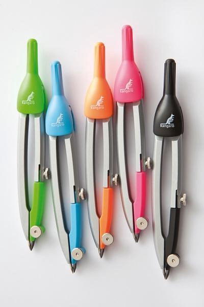 Pasador escolar canguro - metal - 12 cm - colores surtidos - 1 pieza - k-3510-ple