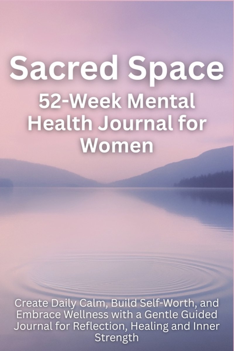 Merkloos sans marque sacred space 52-week mental health journal for women