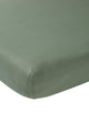 Meyco lenzuolo con angoli per culla Baby Uni - verde foresta - 40x80 90 cm