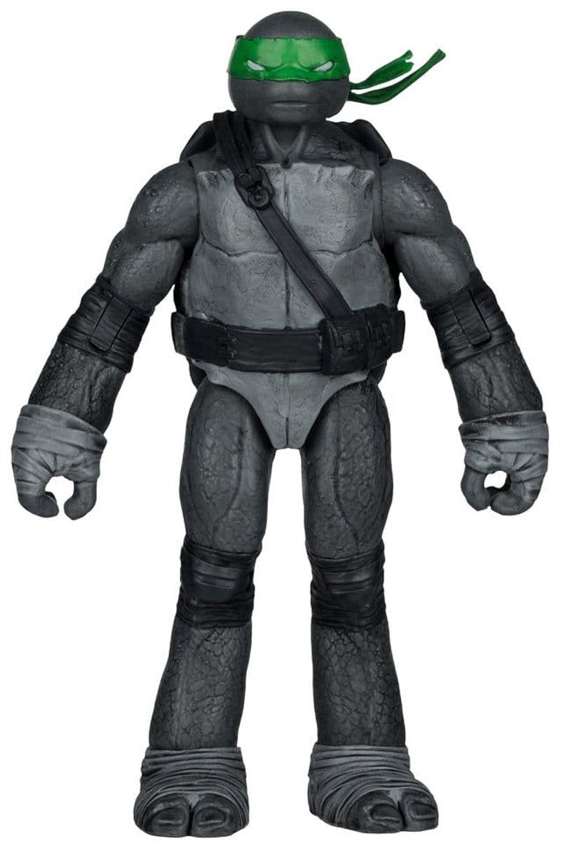 Mcfarlane juguetes tortugas ninja mutantes adolescentes figura de acción de los perforadores de página leonardo (negro blanco verde) (edición platino rojo) figura de acción de 13 cm