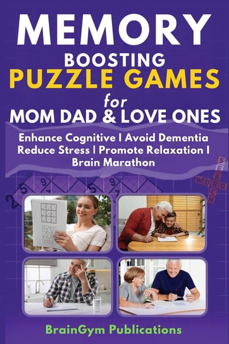 Memory boosting puzzle games for adults seniors