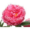 Decoris pianta artificiale peonia h57cm fucsia