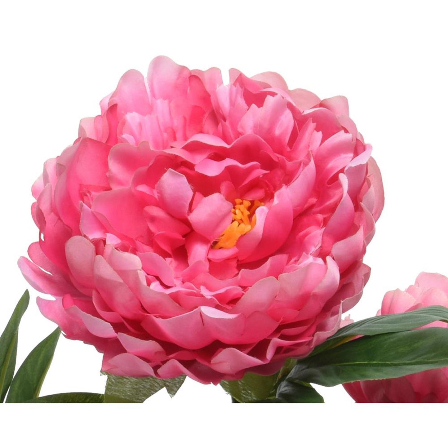 Decoris pianta artificiale peonia h57cm fucsia