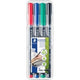 Rotulador permanente ohp staedler lumucolor 317 surtido pack 4 piezas