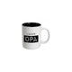Tazza Paperdreams nera bianca - nonno