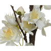 Decoris flor artificial flor h106cm blanco