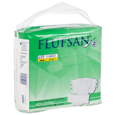 Vidaxl Flufsan Diaper incontente 15 ST Dimensioni L