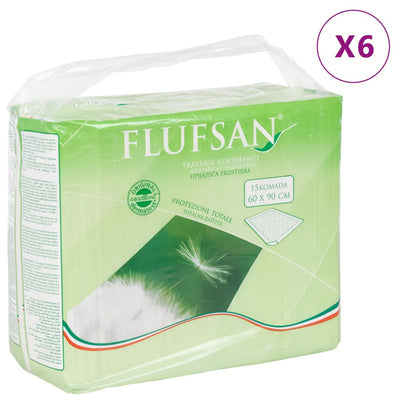 Vidaxl Flufsan Incontinenza onderlagger 90 St 60x90 cm