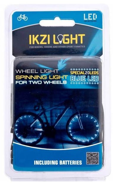 Illuminazione a ruota ikzi per 2 ruote - LED rossi