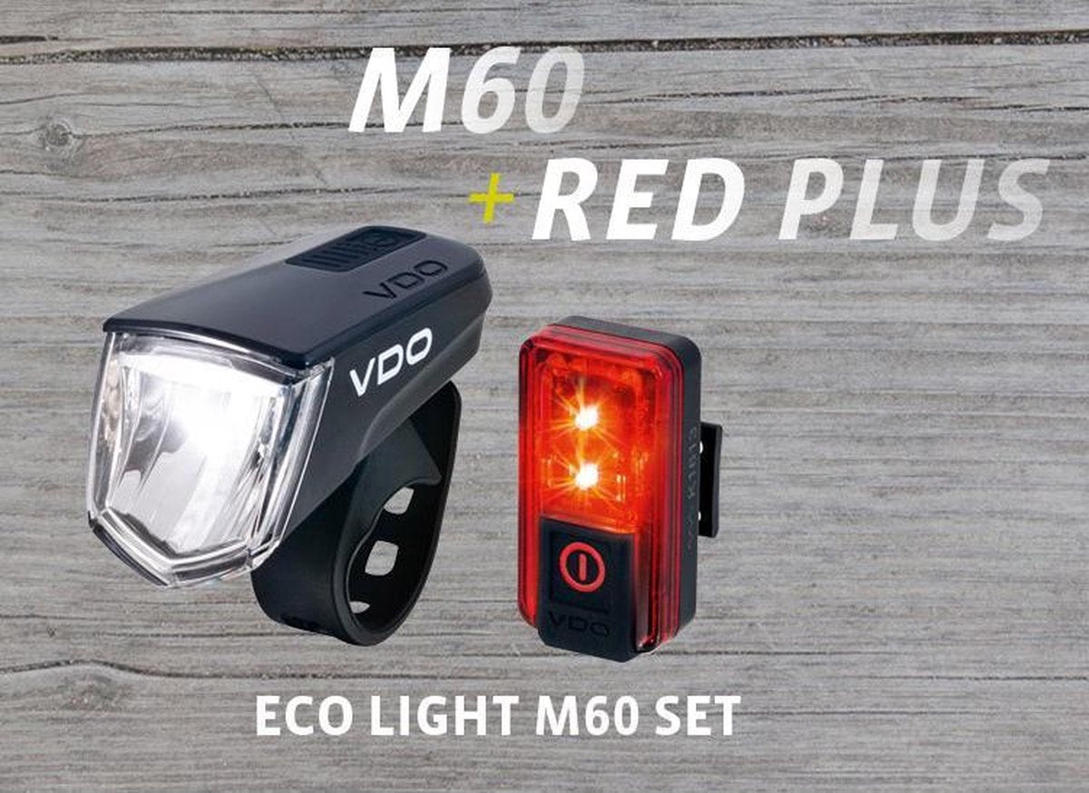 Set di illuminazione VDO ECO LIGHT M60 USB + Red Plus USB