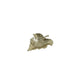 Countryfield cuenco hoja metal dorado 15,5x20x4cm
