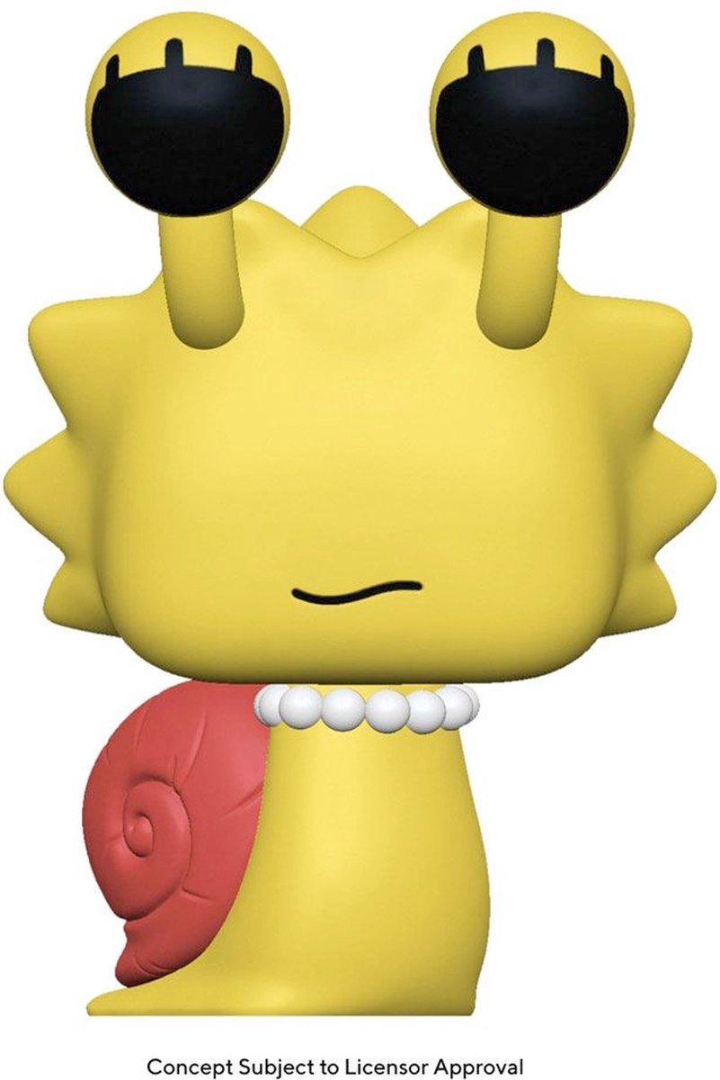 Funko los Simpson - ¡Pop! figura coleccionable animación caracol lisa 9 cm - multicolores