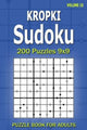Libro de sudokus Kropki para adultos.