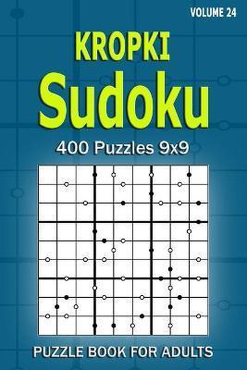 Libro de sudokus Kropki para adultos.