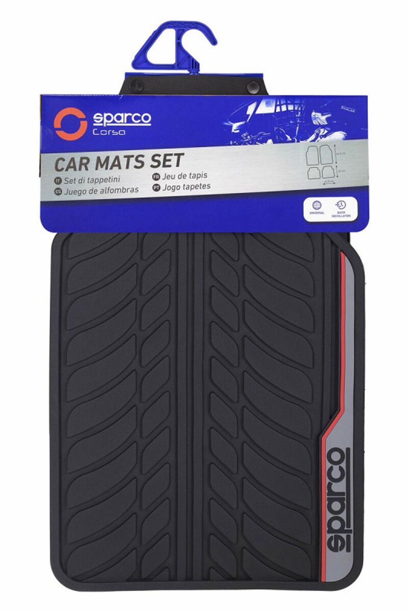 Set tappetini Sparco per auto F507 universali