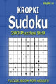 Libro de sudokus Kropki para adultos.