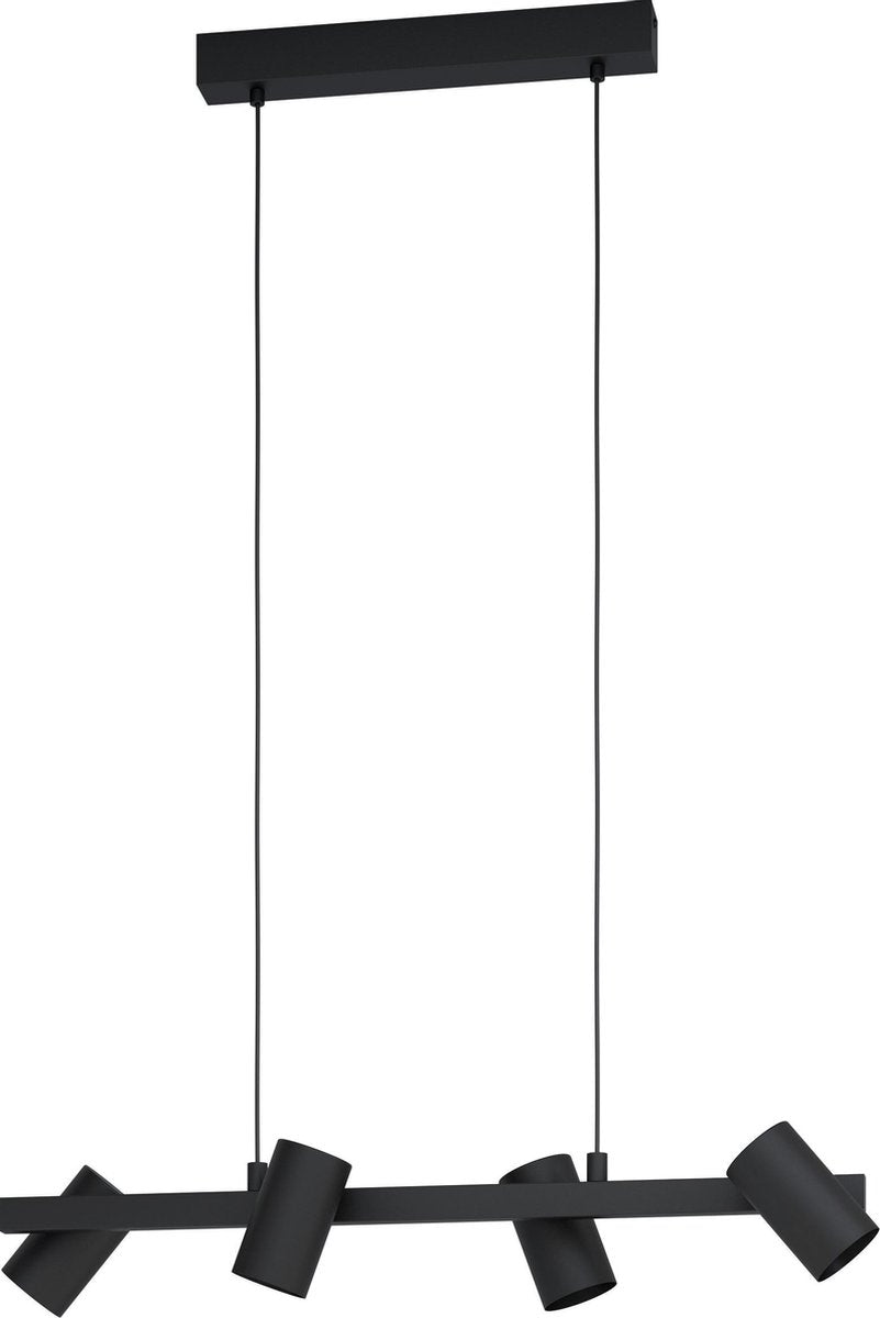 Eglo gatuela 1 hanglamp - e14 - 76 cm - zwart