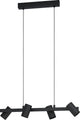 Eglo gatuela 1 hanglamp - e14 - 76 cm - zwart
