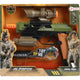 TOI-TOYS ALFAFOX Gun militarmente con luz, sonido y linterna