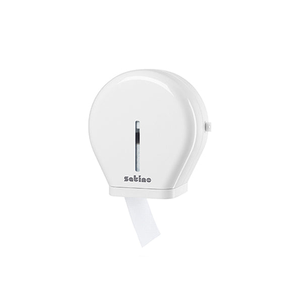 Dispenser di carta igienica jumbo Satino jt1 piccolo bianco 331050