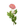 Decoris flor artificial ranunculus h57cm rosa suave