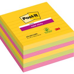 Post-it super adesivo 101x101 giallo blu rosa