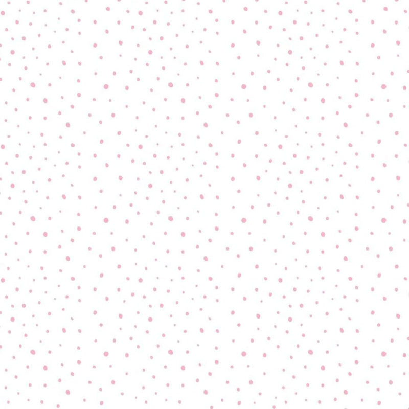 Noordwand noordwand behang baby confetti dots wit roze beige