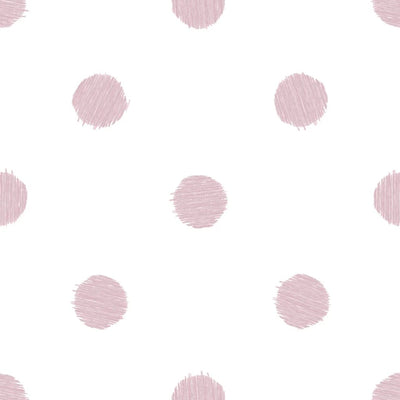Noordwand behang urban friends coffee dots wit en roze