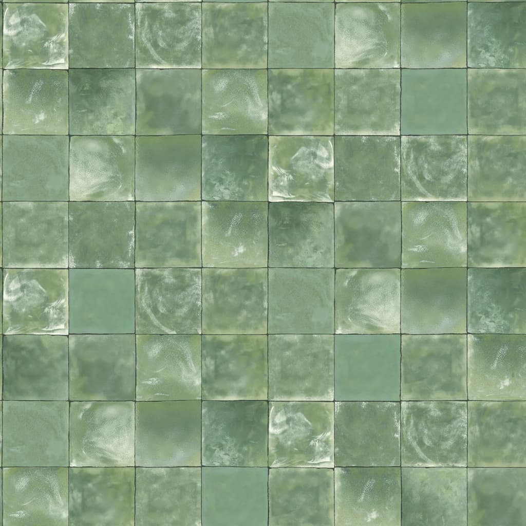 Noordwand Evergreen Wallpaper Tiles Green