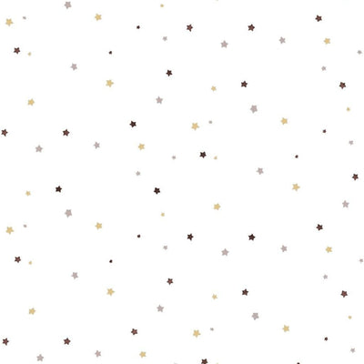 Noordwand behang mondo baby little stars beige en wit