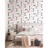 Noordwand Noordwand Behang Friends Coffee Words and Letters roze en zwart