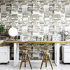 Noordwand Noordwand Behang Friends Coffee Industrial Weathered metallic beige