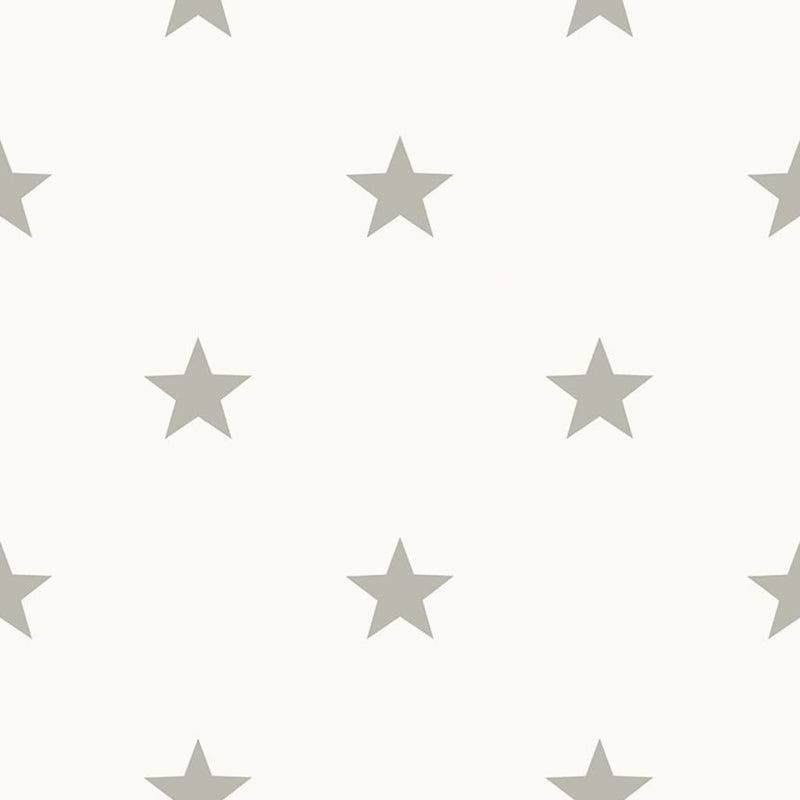 Noordwand behang friends coffee little stars lichtgrijs en wit