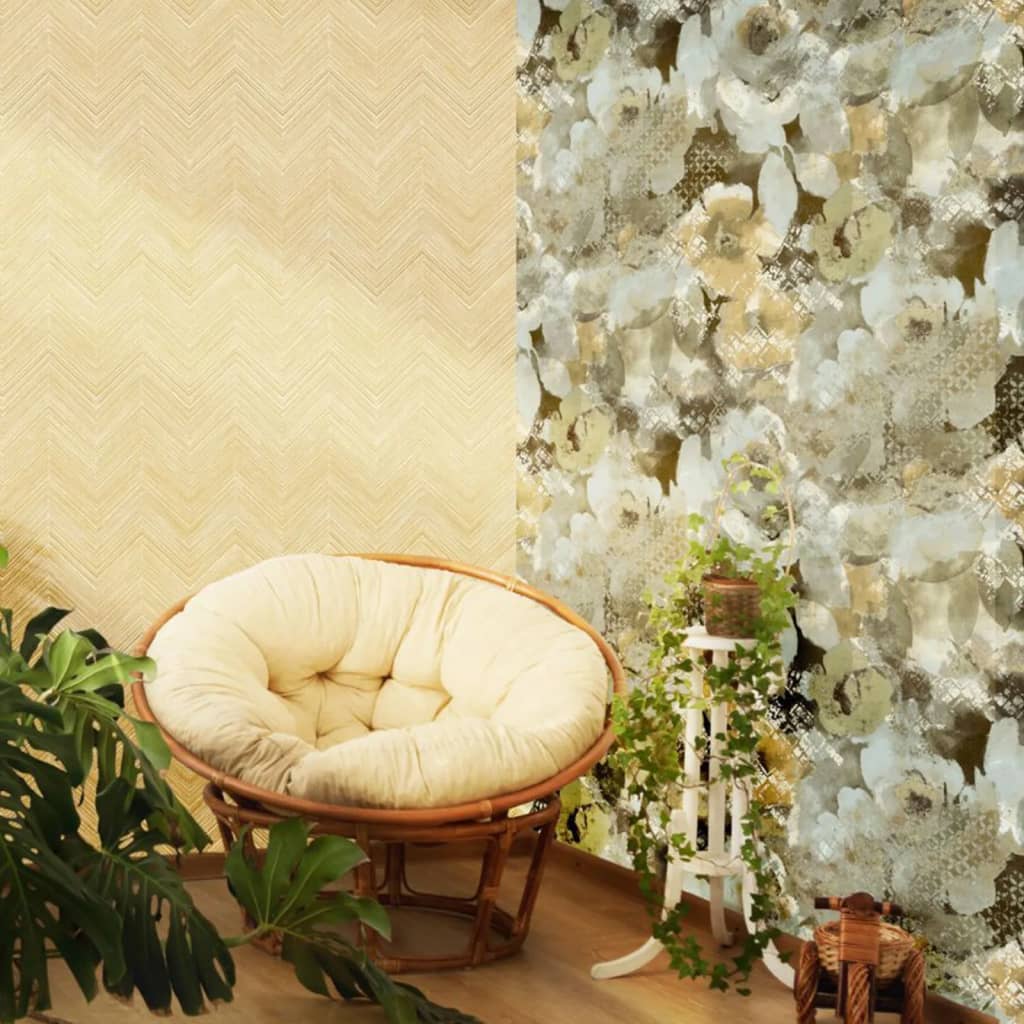 Wall North Noordwand Wallpaper Good Vibes Topchic Hrantbone Brown