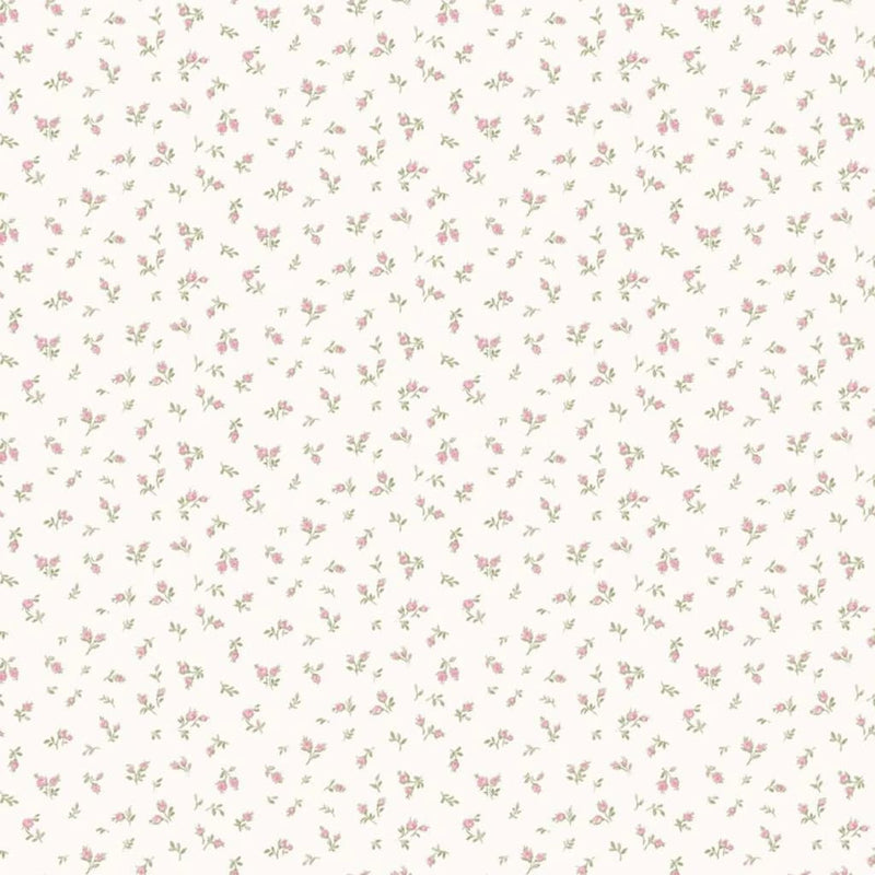 Noordwand noordwand fondos de pantalla floreciente jardín 6 rosas pequeñas blancas y rosas