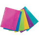 Leitz show cover morado, rosa, azul, naranja 6 piezas