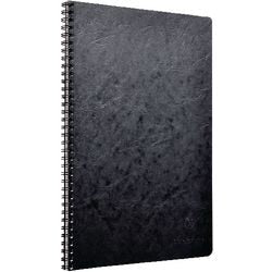 Escritura espiral clairefontaine cuadros 5x5 negro